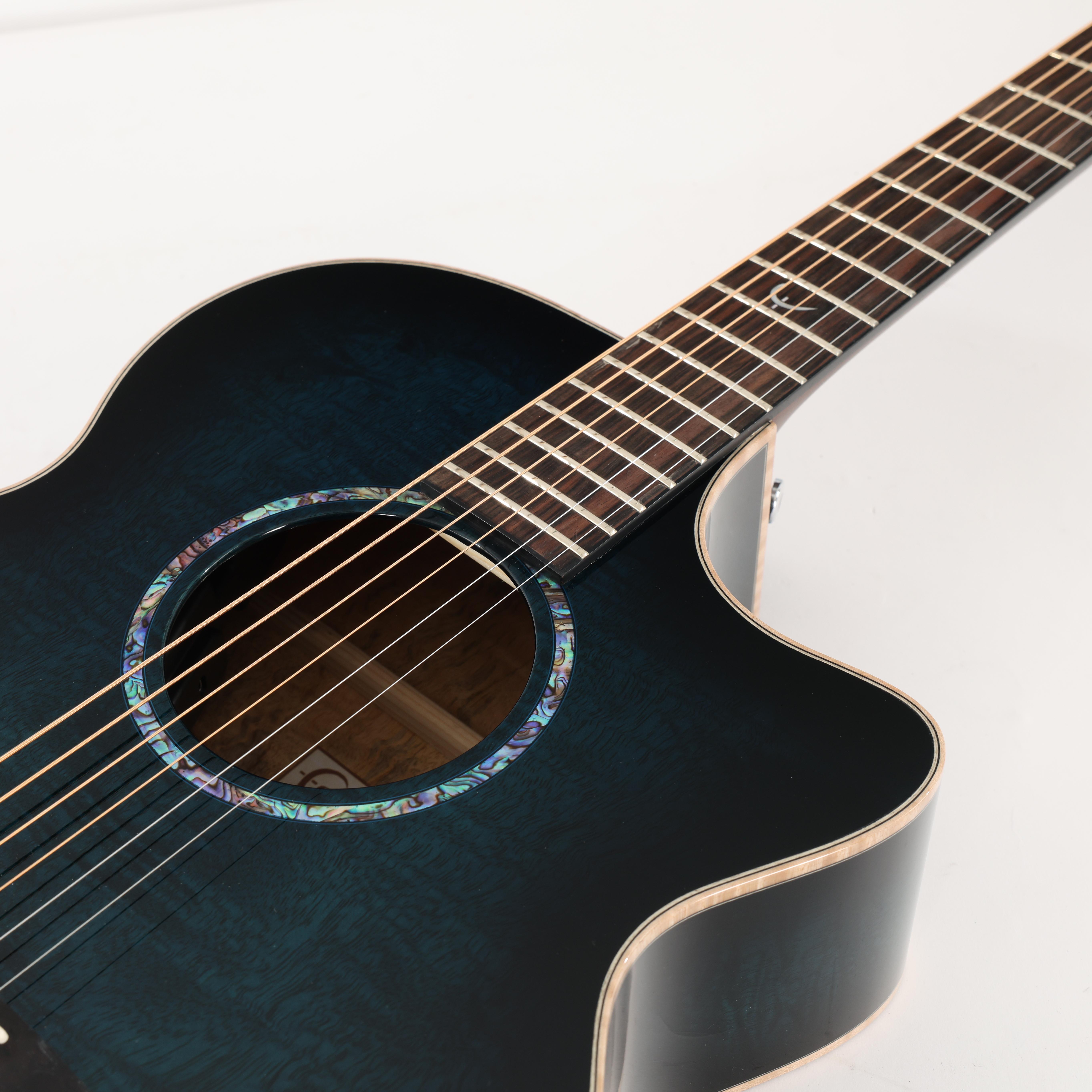 Faith Venus Blue Moon Burst Mango Electro Acoustic with Hardcase